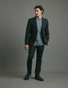 220272 TRAJE HARRINGTON URBAN Negro