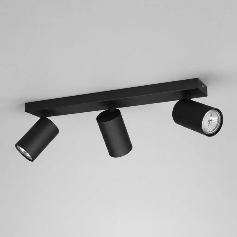 AASOL30 Luminaria de Techo Leticia Triple Negro