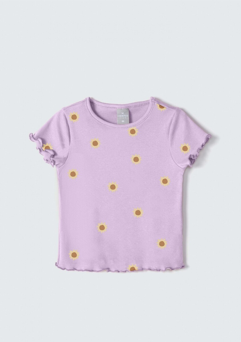 BLUSA INFANTIL ESTAMPADA - VIOLETA 