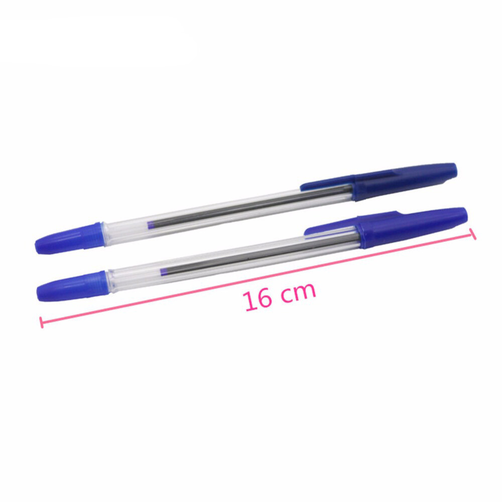 Pack x50 De Lapiceras Con Punta Metalica Azul