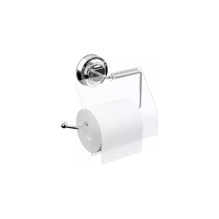 PORTA ROLLO DE BAÑO ACERO INOXIDABLE PLATEADO