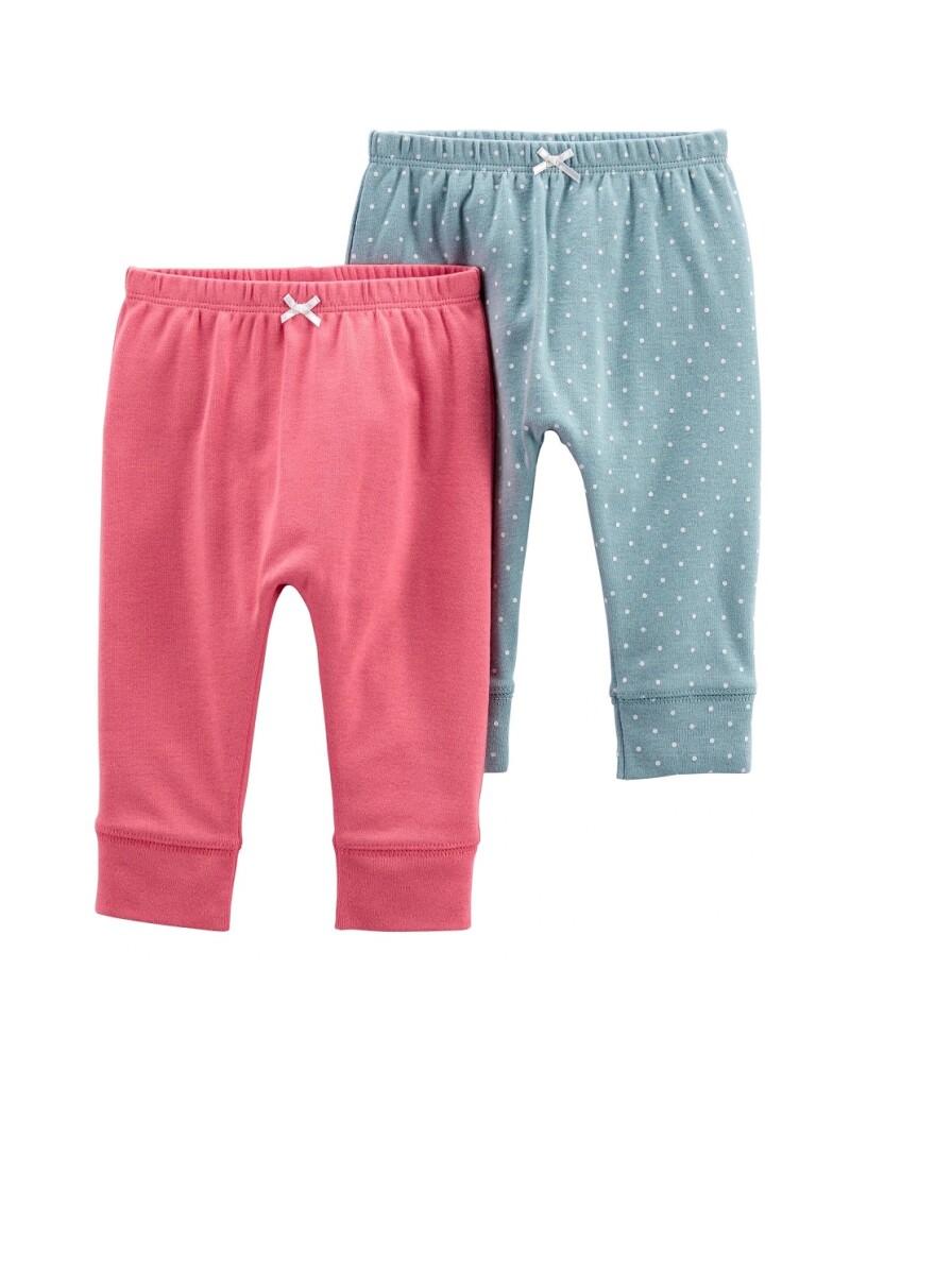 Set Pelele Algodon sin Pie - Rosa 
