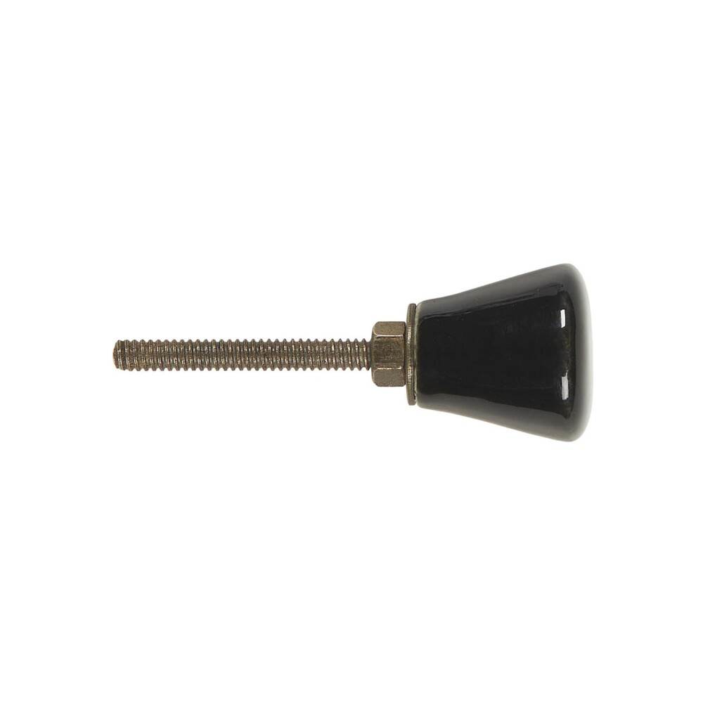 TIRADOR CERÁMICA CERAMICA NEGRO 0582