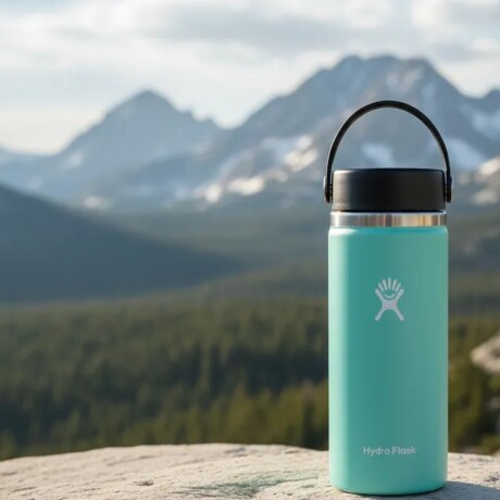Botella 20 Oz (591ml) Wide Flex cap Hydro Flask Dew