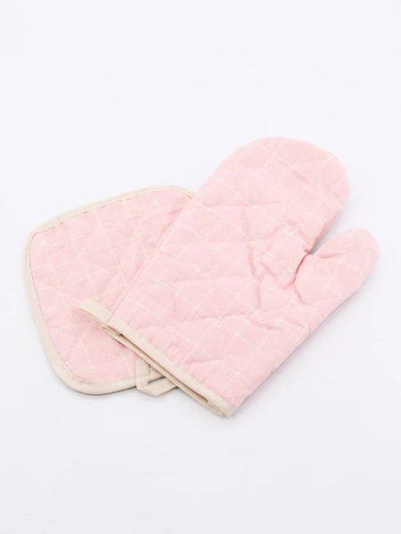 MANOPLA + AGARRADERA ROSADO