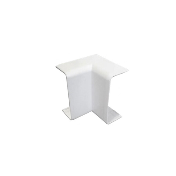 Codo interno blanco para ducto 100x50mm CAN00070
