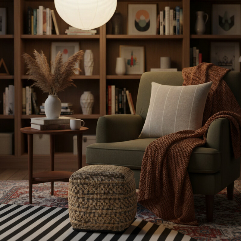 Puff almohadón de piso tejido de yute 40cm Puff almohadón de piso tejido de yute 40cm