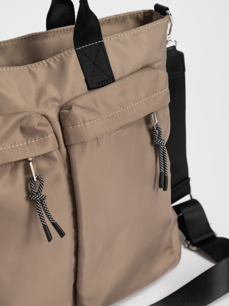 Bolso grande Beige