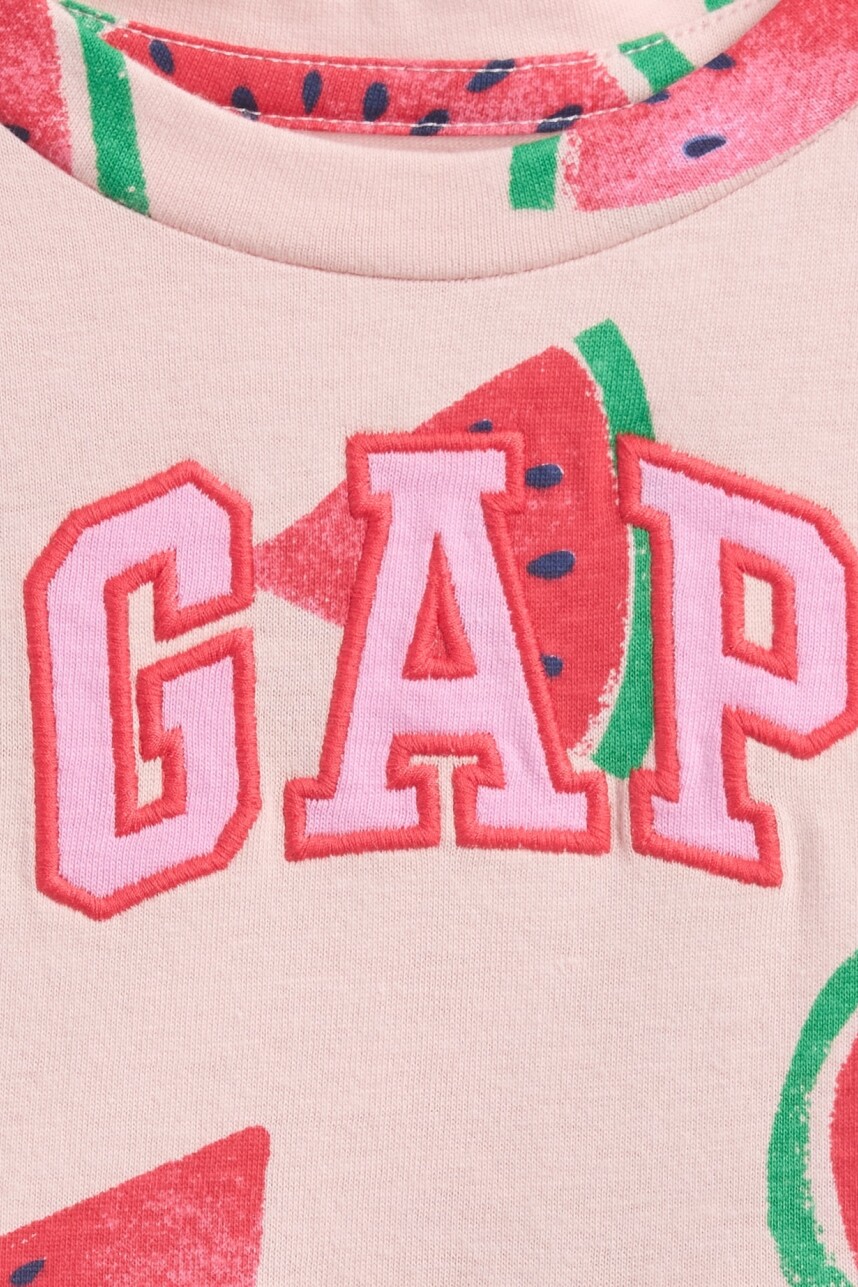 Vestido Logo Gap Toddler Niña Watermelon