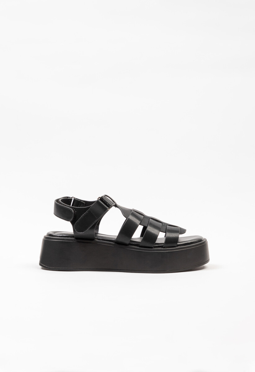 SANDALIA FLIPPER - Negro 