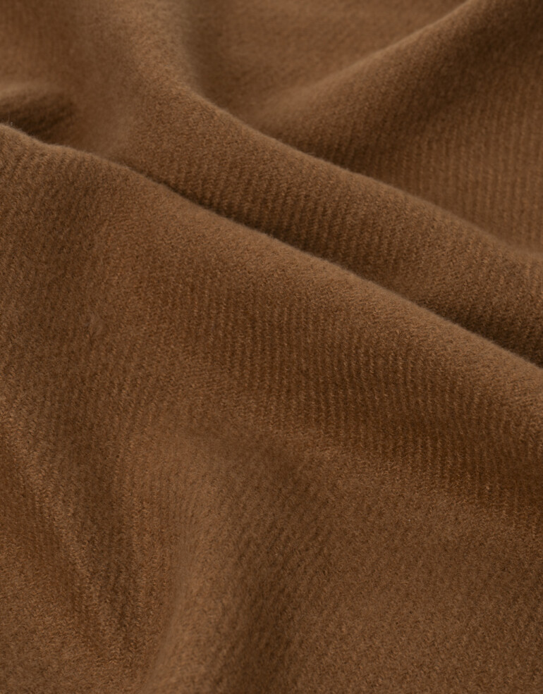 Bufandas Bufanda Con Flecos Camel - Marron Camel