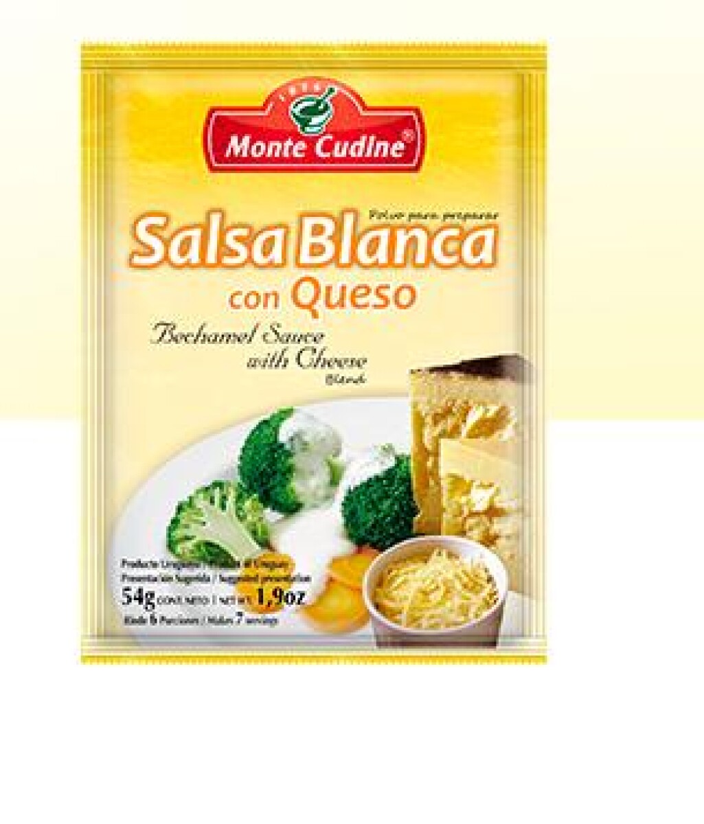 SALSA BLANCA MONTE CUDINE 54G C/QUESO 