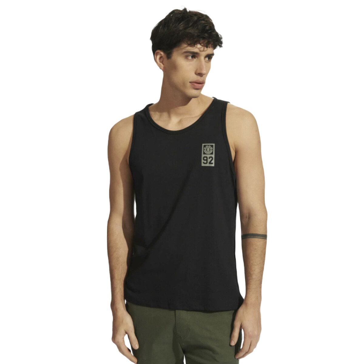 Remera Element Skate Over - Negro 