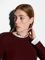 Collar Corto Love dorado