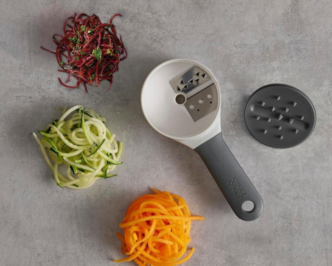 Espiralizador compacto “Duo” – cortador de verduras en espiral Espiralizador compacto “Duo” – cortador de verduras en espiral