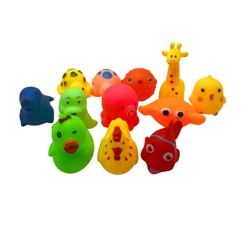 ANIMALES DE GOMA SET x12 • 5cm ANIMALES DE GOMA SET x12 • 5cm