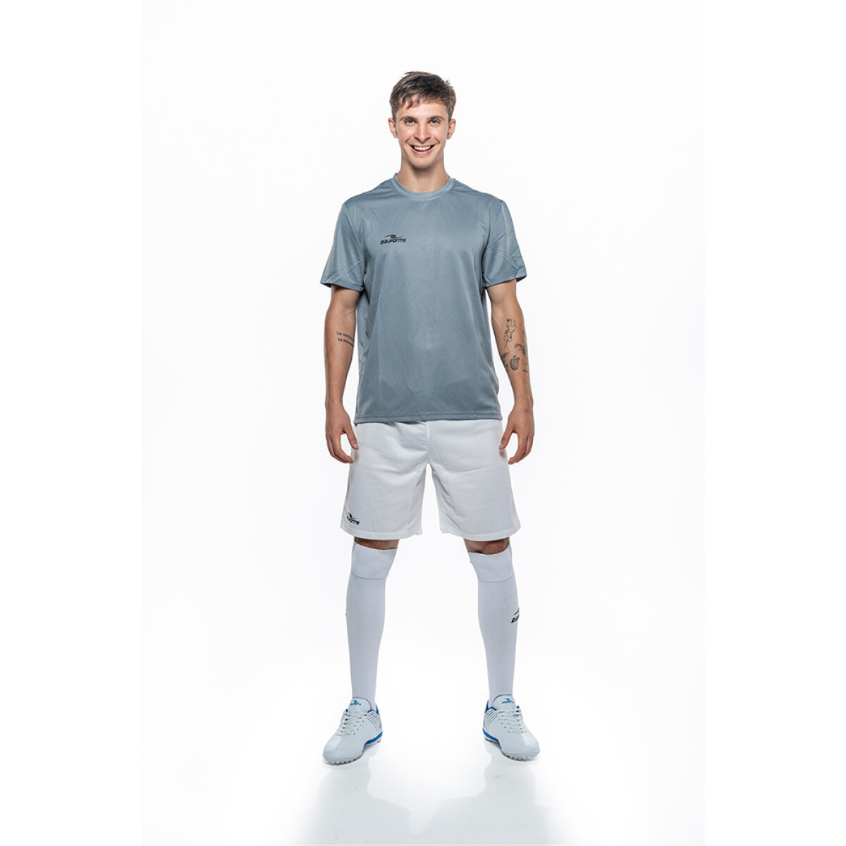 POWER SOCCER JERSEY SOLID GRIS/NEGRO - GRIS/NEGRO 