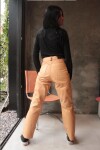 Leather Jeans Crawford Beige