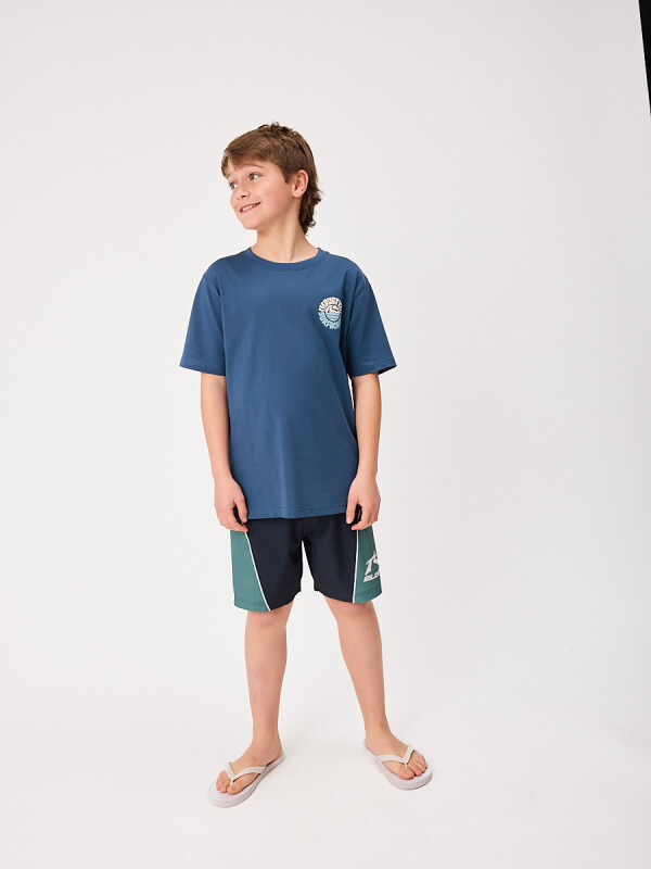 T-SHIRT REESE TEEN RUSTY Azul