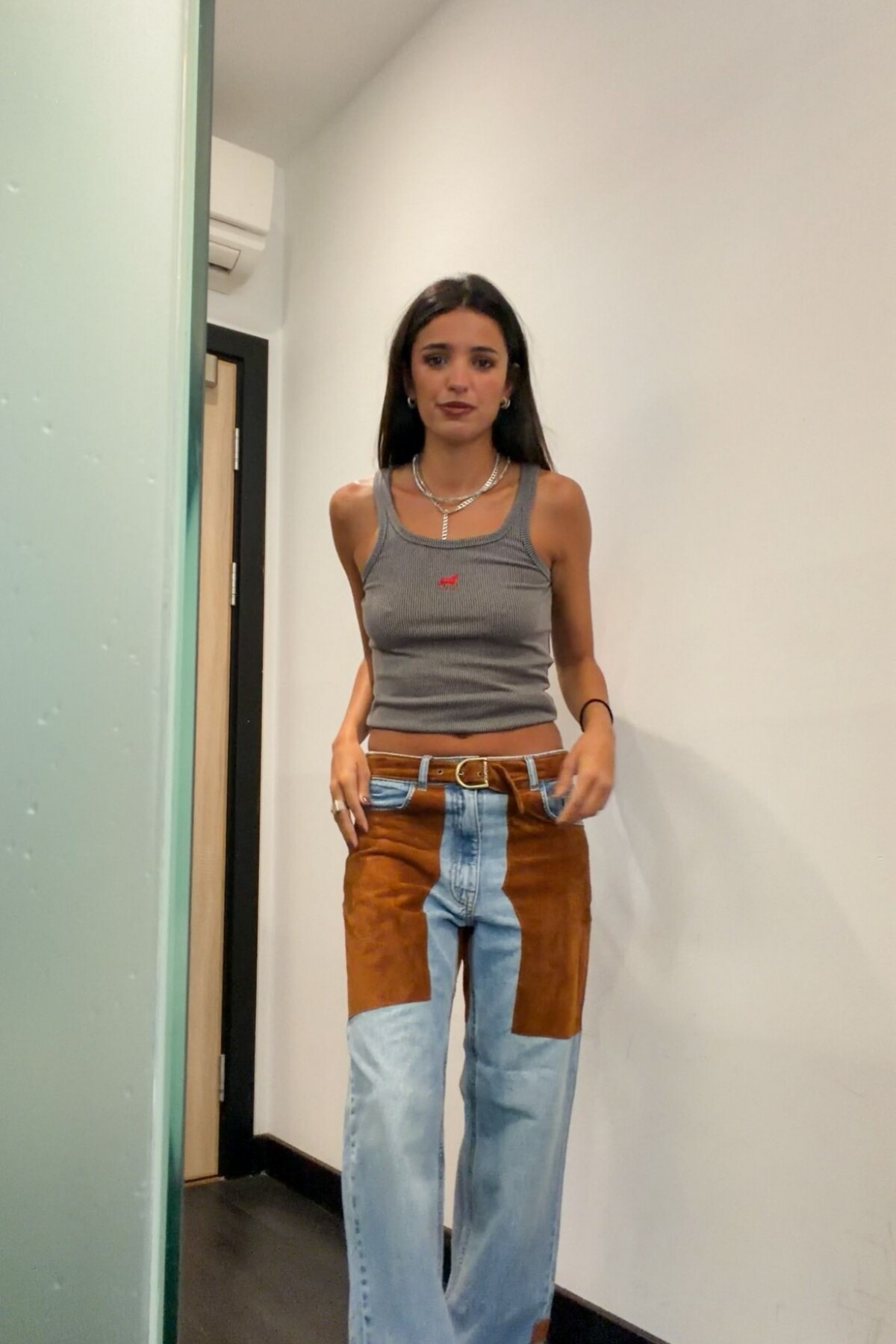 Horsy T Shirt Gris / Negro