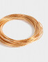 Pulseras Rígidas Sets De metal Set De Pulseras - Dorado