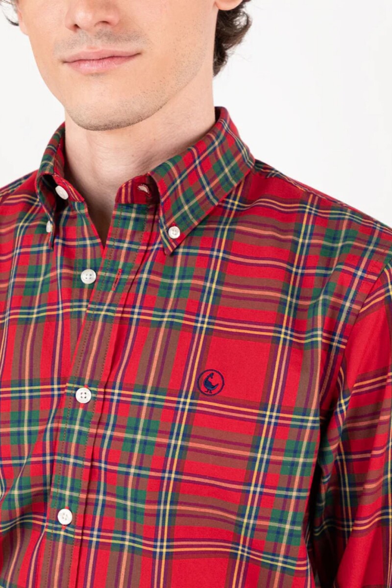 Camisa Tartan Roja