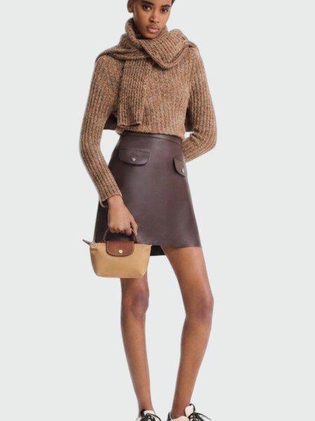 LONGCHAMP - LE PLIAGE ORIGINAL, POUCH Beige