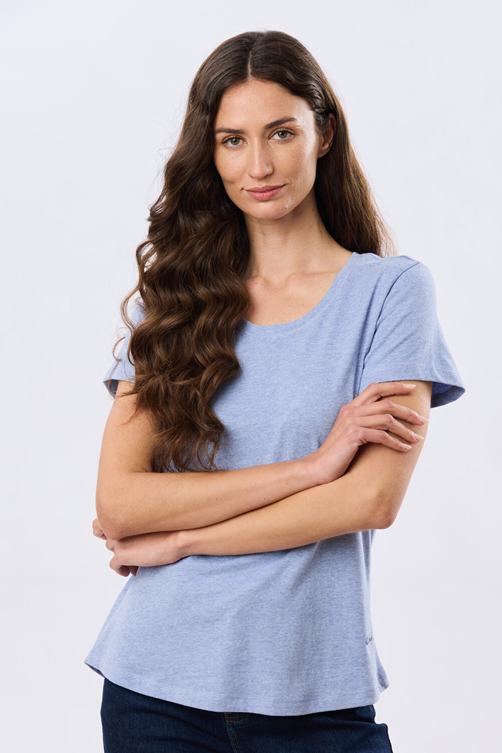 REMERA BÁSICA DE ALGODÓN Denim