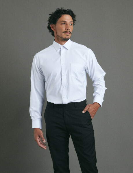 012685 CAMISA HARRINGTON LABEL Blanco