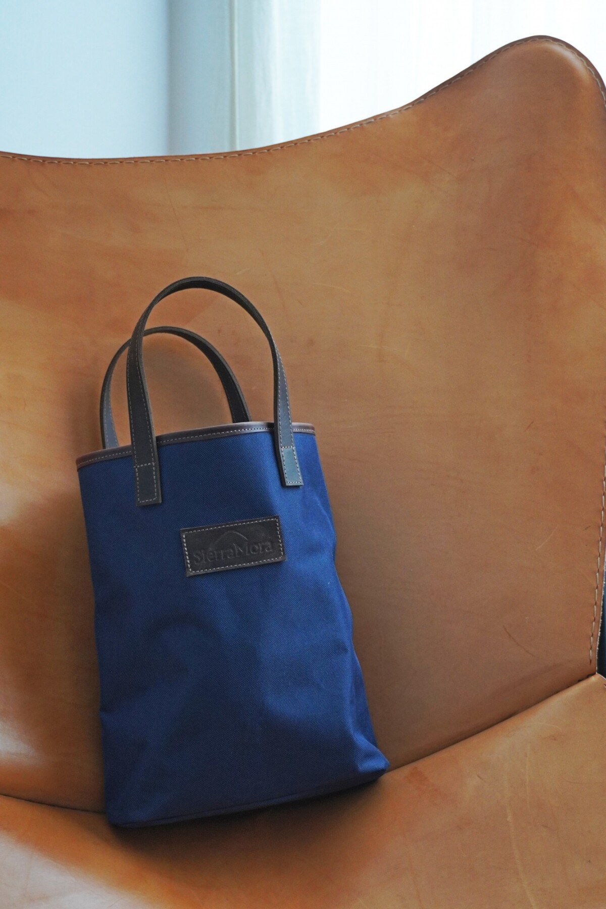 Matera Lona Chocolate / Azul