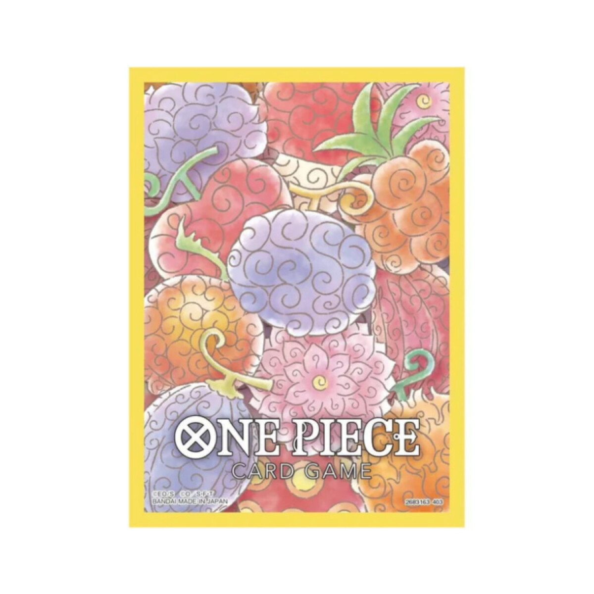 Sleeves One Piece Oficial Devil Fruit 70 unidades 