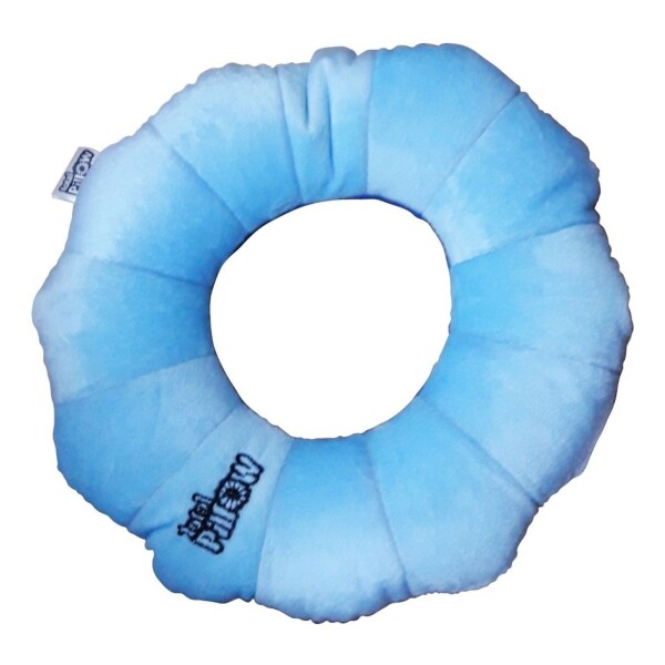 Almohada De Viaje Total Pillow Almohadilla Circular Color Variante Celeste