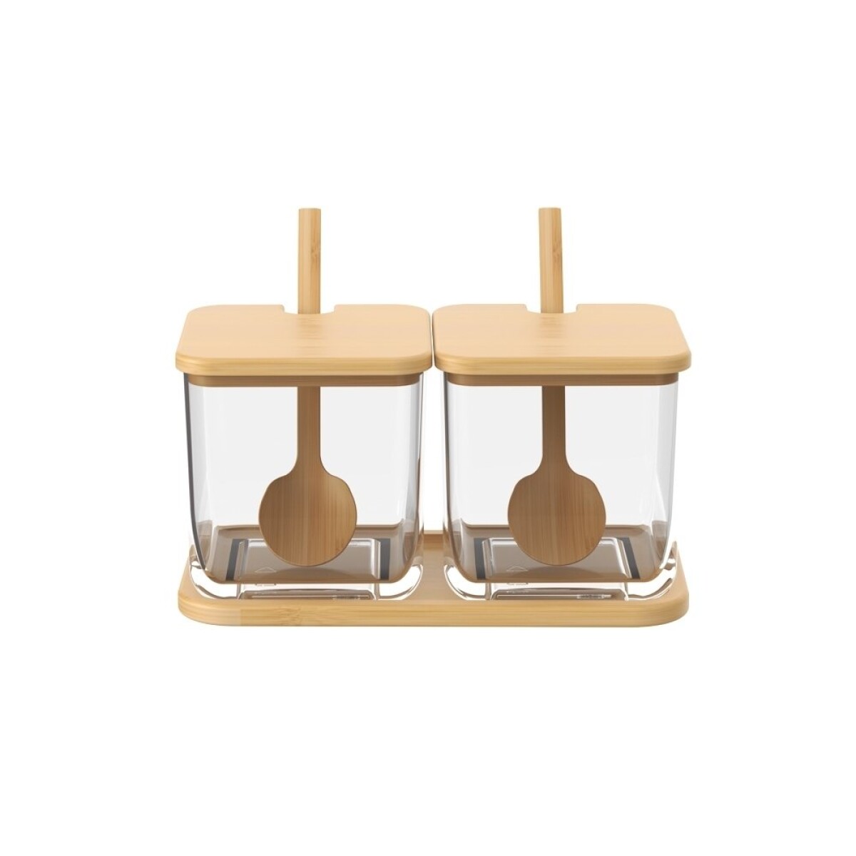 SET PORTA CONDIMENTOS BAMBU DOBLE COZA BRISA 