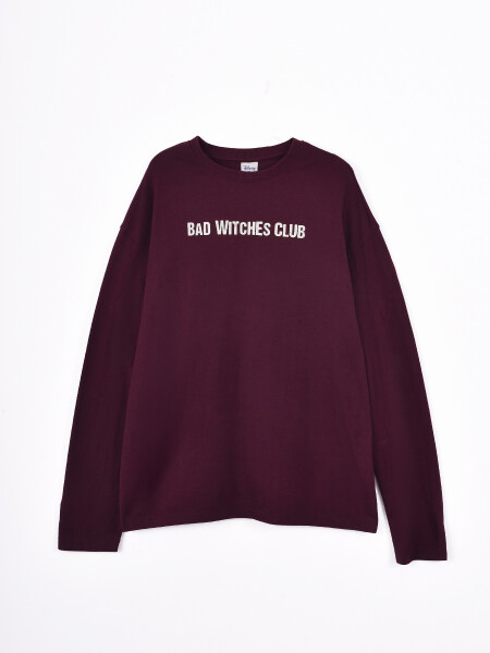 REMERA BAD WITCHES CLUB BORDEAUX