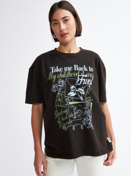 REMERA CURRY NEGRO