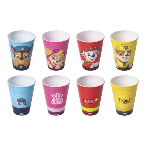 Vaso Plástico Paw Patrol 280 ml Diseños Surtidos U