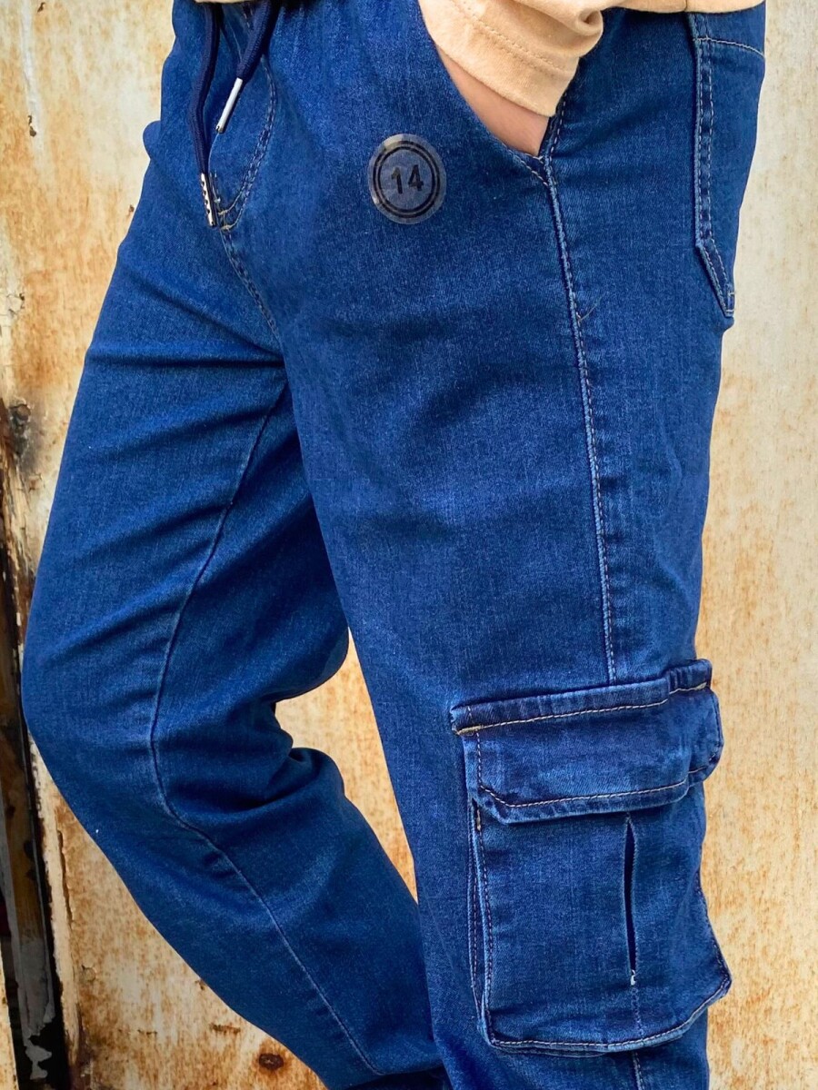Babucha Jean Cargo N+ - Jean Oscuro 