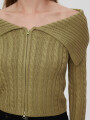 Cardigan Daiarita Verde Oliva Claro