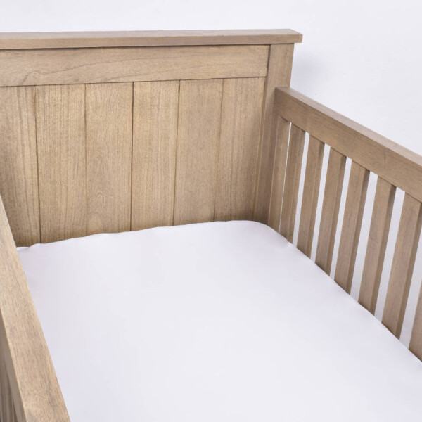 Sábana ajustable para cuna Blanco