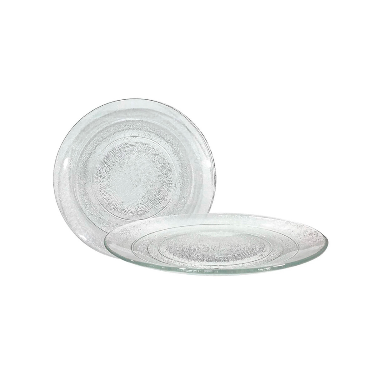 PLATO VIDRIO DURAX FENIX 21CM TRANSPARENTE - LLANO 