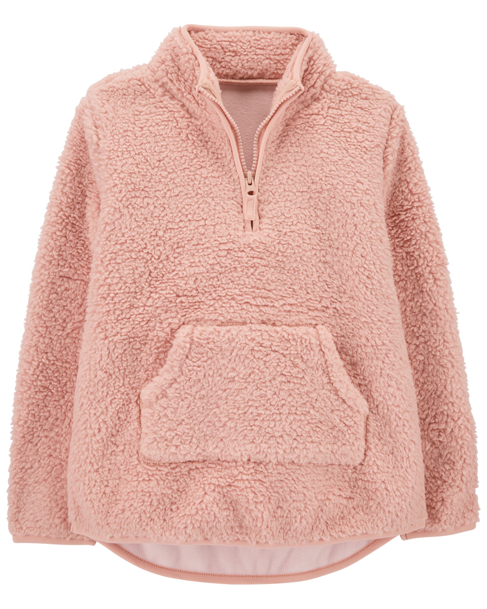 Canguro de sherpa rosado 0