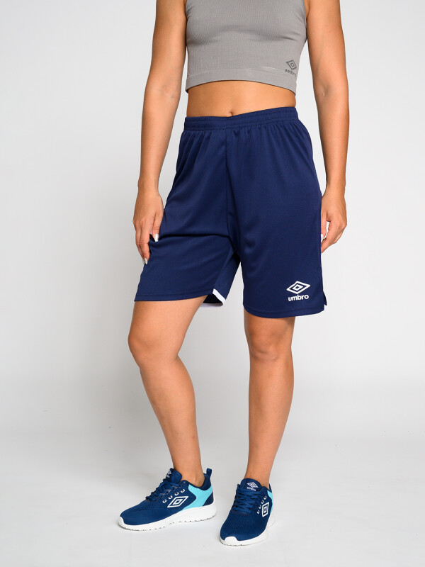 Short Futbol Dama Umbro Mujer Azul Marino