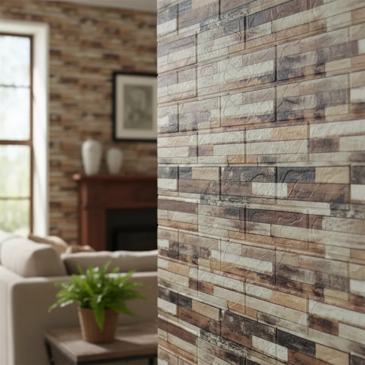 Placa De Revestimiento simil piedra - PIEDRA ARENISCA BEIGE 