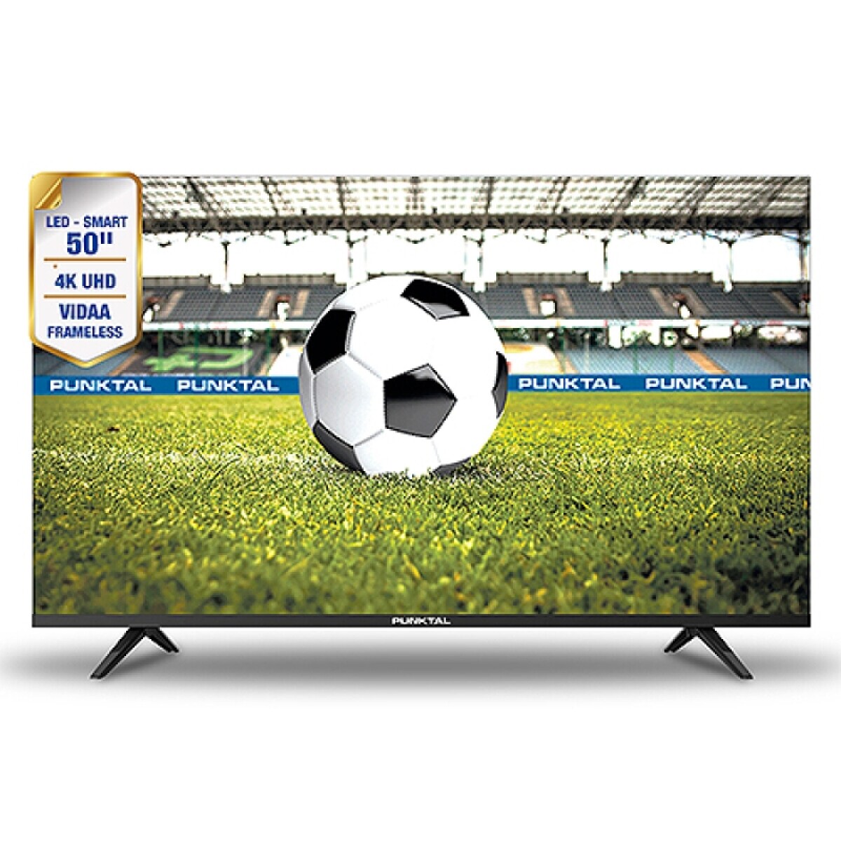 PANTALLA LED 50" SMART HD - WOS – WIFI – SINTONIZADOR - NETFLIX - Y/TUBE - negro 
