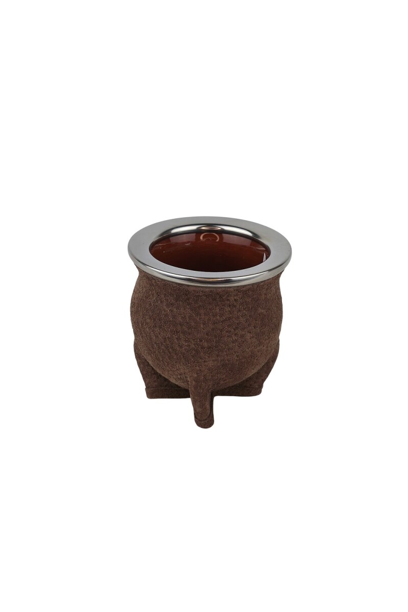 Mate Ceramica pecari Marron