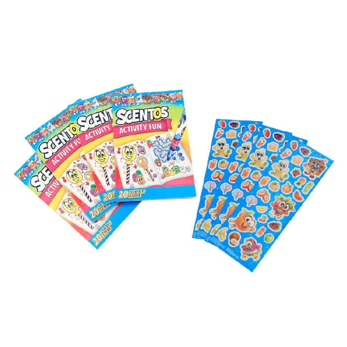 SCENTOS LIBRO DE PINTAR C/ STICKERS única