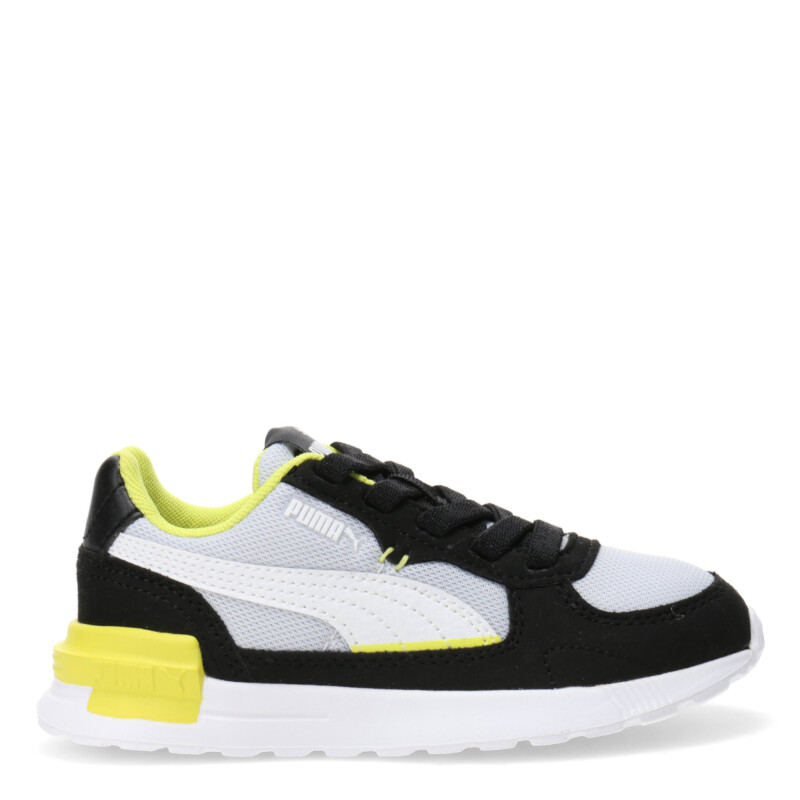 Championes Infantiles Puma Graviton AC Gris - Negro