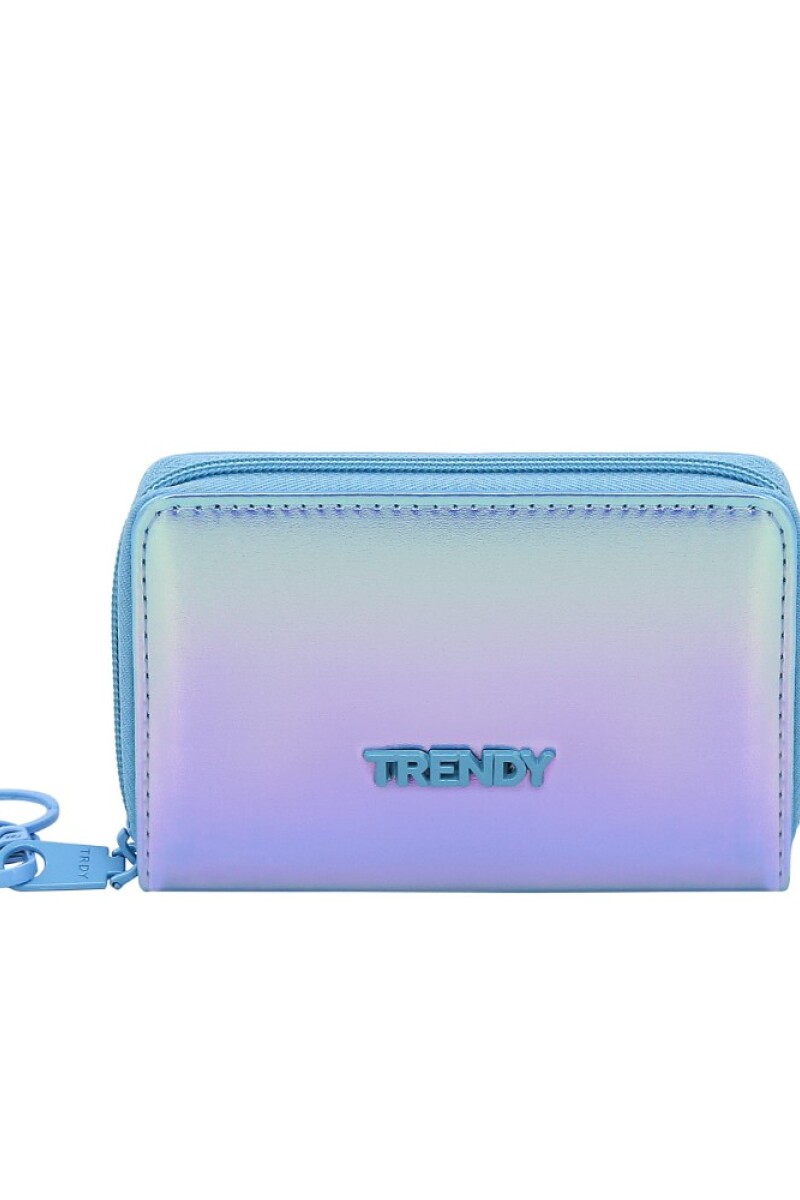 Billetera Trendy Celeste