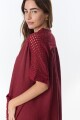 Vestido Camisero Ivy Bordeaux