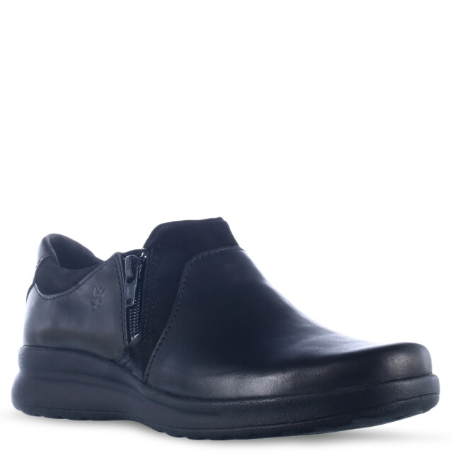 Zapato de Mujer Lombardino Casual Mery Negro (Nobuk)